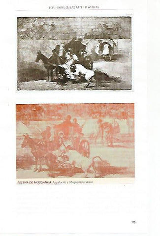 LAMINA COSSIO 51108: Escena de Mojiganga