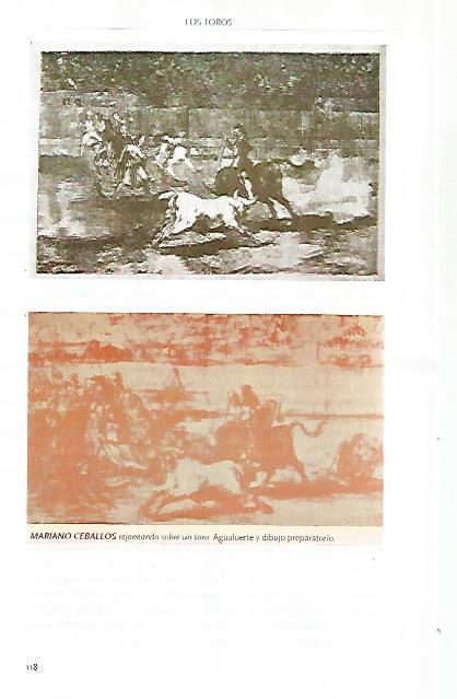 LAMINA COSSIO 51110: Mariano Ceballos rejoneando