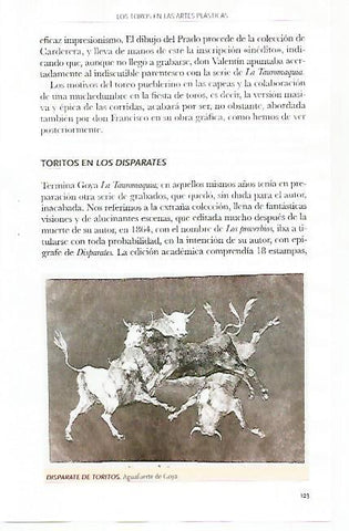 LAMINA COSSIO 51112: Disparate de toritos por Goya