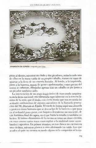 LAMINA COSSIO 51116: Diversion de España litografia de Goya