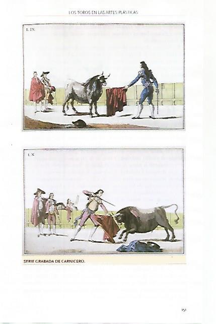 LAMINA COSSIO 51122: Serie grabada de Carnicero. Laminas IX y X