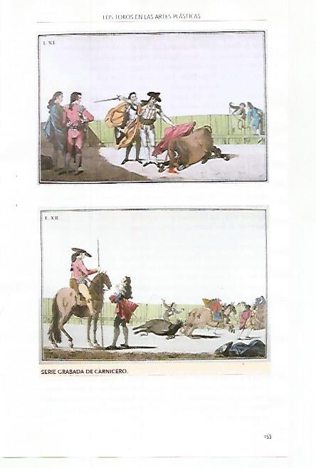 LAMINA COSSIO 51123: Serie grabada de Carnicero. Laminas XI y XII