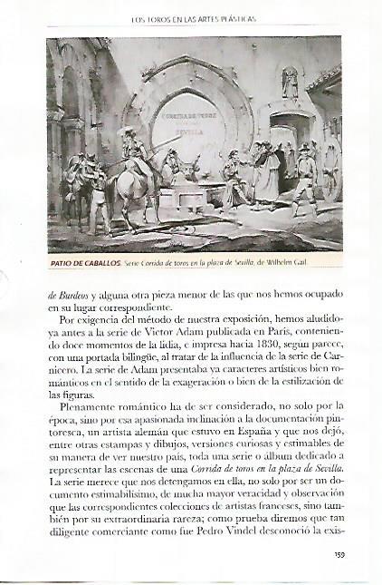 LAMINA COSSIO 51126: Patio de caballos de Sevilla por W. Gail