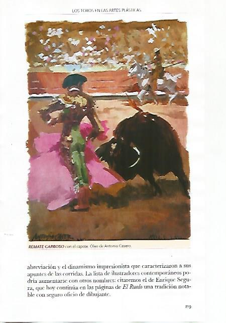 LAMINA COSSIO 51153: Remate garboso con el capote por Antonio Casero