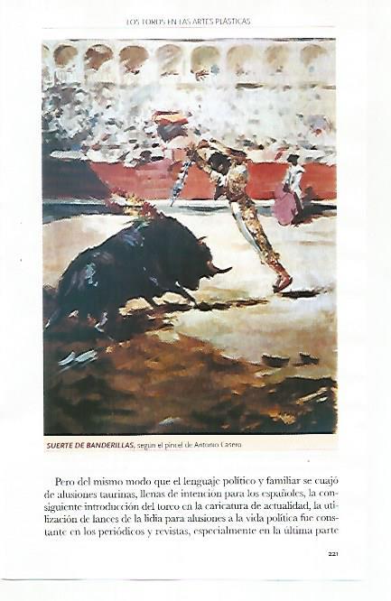 LAMINA COSSIO 51154: Suerte de banderillas por Antonio Casero