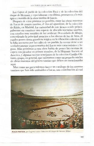 LAMINA COSSIO 51164: Plaza partida por Eugenio Lucas