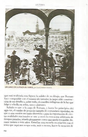 LAMINA COSSIO 51169: Un lance en la plaza de toros por Jose Jimenez Aranda