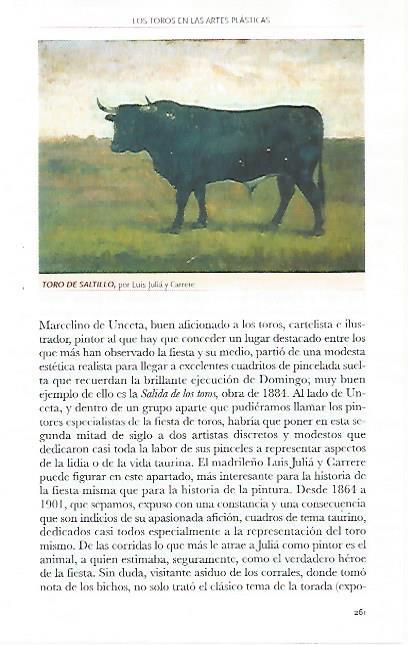 LAMINA COSSIO 51173: Toro de saltillo por Luis Julia y Carrere