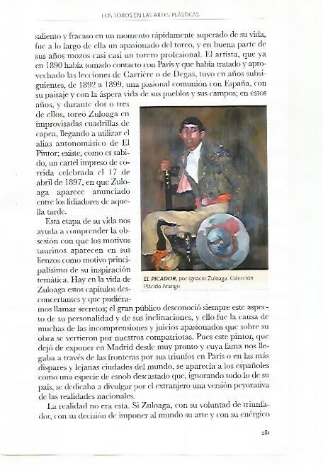 LAMINA COSSIO 51182: El picador por I. Zuloaga