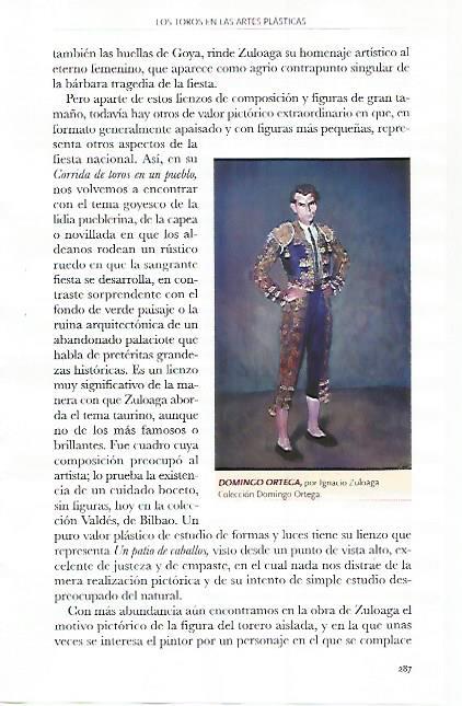 LAMINA COSSIO 51185: Domingo Ortega por I. Zuloaga