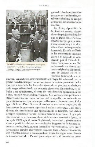 LAMINA COSSIO 51191: Picasso Lucia Bose D. Ortega y Luis Miguel Dominguin