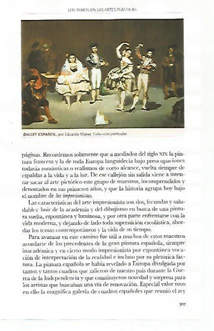 LAMINA COSSIO 51195: Ballet español por Eduardo Manet