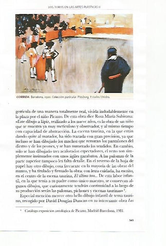 LAMINA COSSIO 51207: Corrida por Picasso