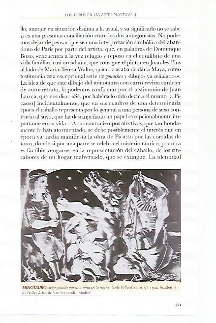 LAMINA COSSIO 51216: Minotauro ciego por Picasso