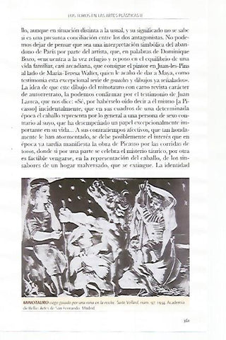 LAMINA COSSIO 51216: Minotauro ciego por Picasso