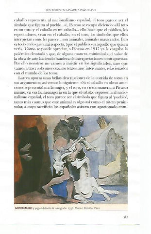 LAMINA COSSIO 51219: Minotauro y yegua por Picasso