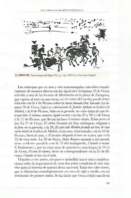 LAMINA COSSIO 51228: El arrastre de la Tauromaquia de Pepe-Hillo