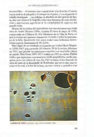 LAMINA COSSIO 51232: Corrida de toros por Joan Miro