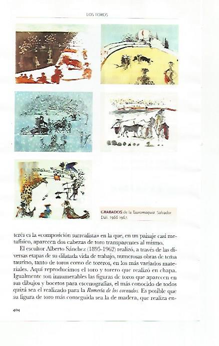 LAMINA COSSIO 51234: Grabados de la Tauromaquia de Salvador Dali