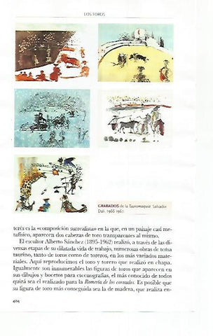 LAMINA COSSIO 51234: Grabados de la Tauromaquia de Salvador Dali