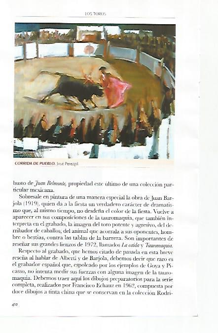 LAMINA COSSIO 51238: Corrida de pueblo por Jose Perezgil