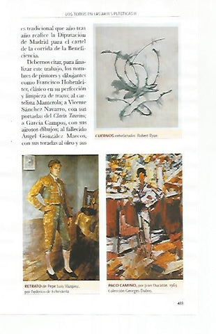 LAMINA COSSIO 51248: Pepe Luis Vazquez por F. de Echevarria y Paco Camino por Jean Ducasse