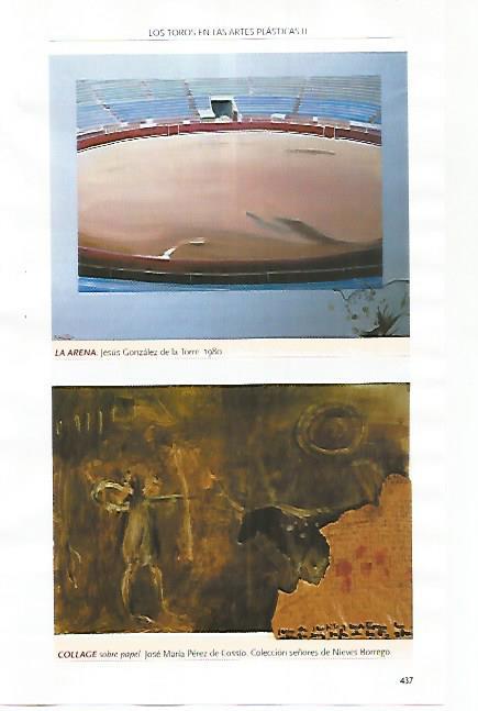 LAMINA COSSIO 51250: La arena por J. Gonzalez de la Torre y Collage por Jose Maria Perez de Cossio