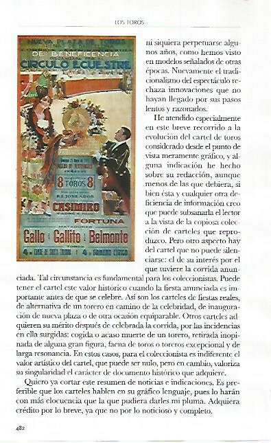 LAMINA COSSIO 51265: Cartel de toros. Plaza de las Arenas de Barcelona