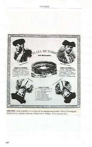 LAMINA COSSIO 51269: Cartel de toros de Malaga 1879