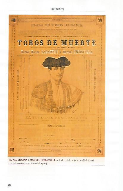 LAMINA COSSIO 51270: Cartel de toros de Cadiz 1886