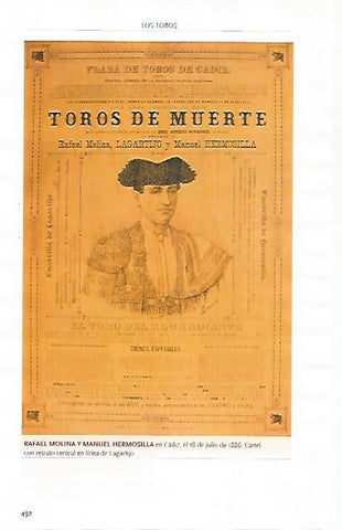 LAMINA COSSIO 51270: Cartel de toros de Cadiz 1886
