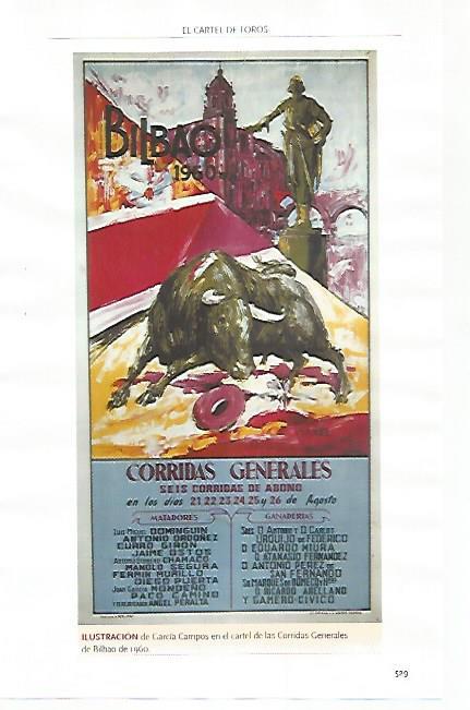 LAMINA COSSIO 51289: Cartel de Garcia Campos para Bilbao 1960