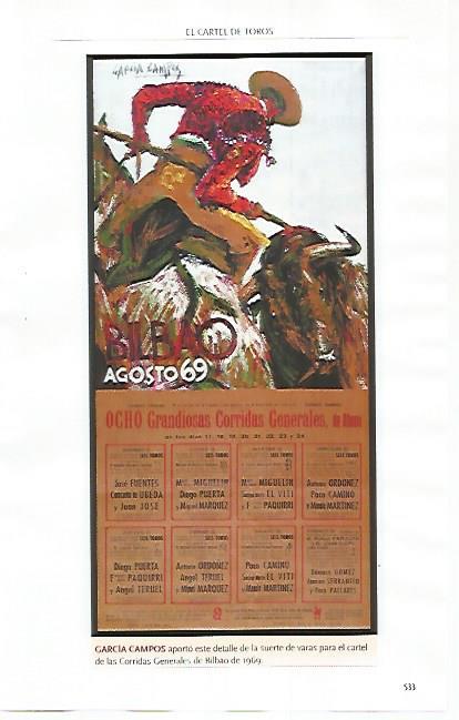 LAMINA COSSIO 51291: Cartel de Garcia Campos para Bilbao de 1969