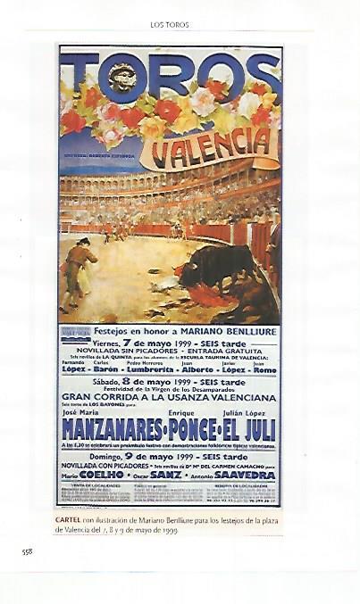 LAMINA COSSIO 51303: Cartel de Mariano Benlliure para Valencia 1999