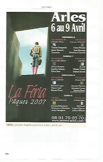 LAMINA COSSIO 51312: Cartel para la Feria de Arles de 2007