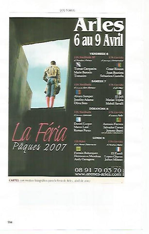LAMINA COSSIO 51312: Cartel para la Feria de Arles de 2007