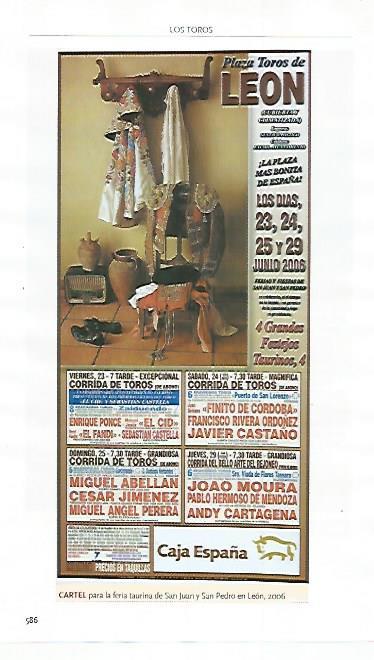 LAMINA COSSIO 51316: Cartel para la feria de San Juan y San Pedro de Leon 2006
