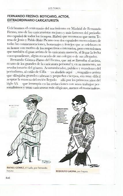 LAMINA COSSIO 51324: Rafael Gomez el Gallo y Rodolfo Gaona por F. Fresno