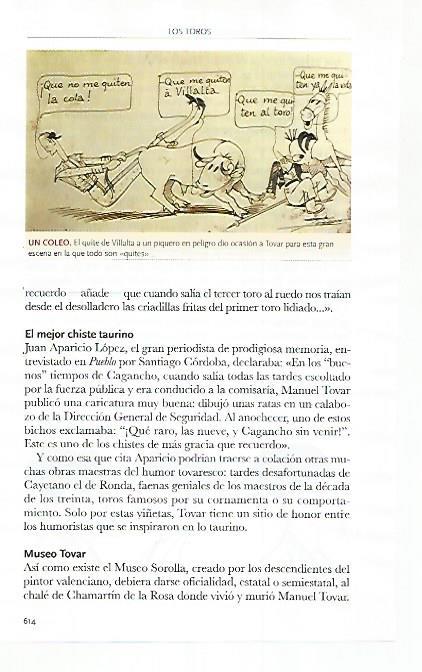 LAMINA COSSIO 51328: Un coleo por Manolo Tovar