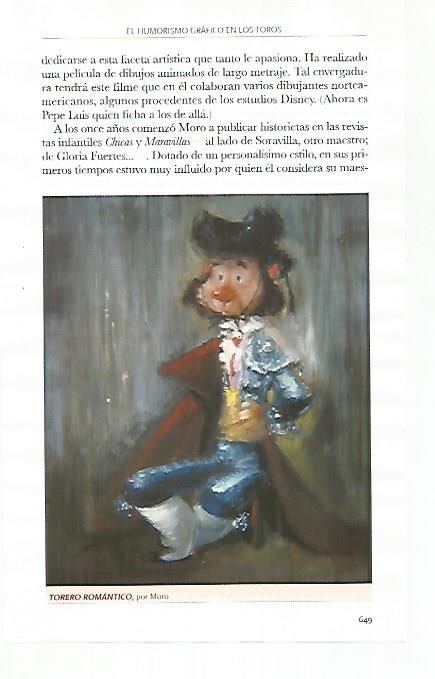 LAMINA COSSIO 51338: Torero romantico por Jose Luis Moro