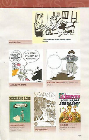 LAMINA COSSIO 51355: Chistes de Miguel Gila Manuel Summers La Codorniz y El Jueves