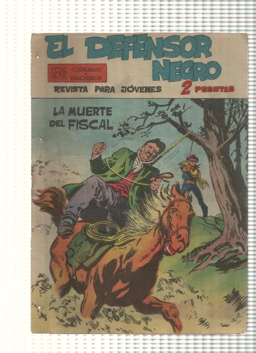 Comic: El Defensor Negro num 06 - La muerte del fiscal. Serie Caravanas y Rancheros