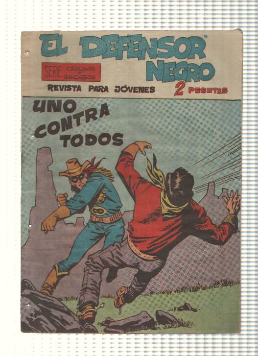 Comic: El Defensor Negro num 30 - Uno contra todos. Serie Caravanas y Rancheros