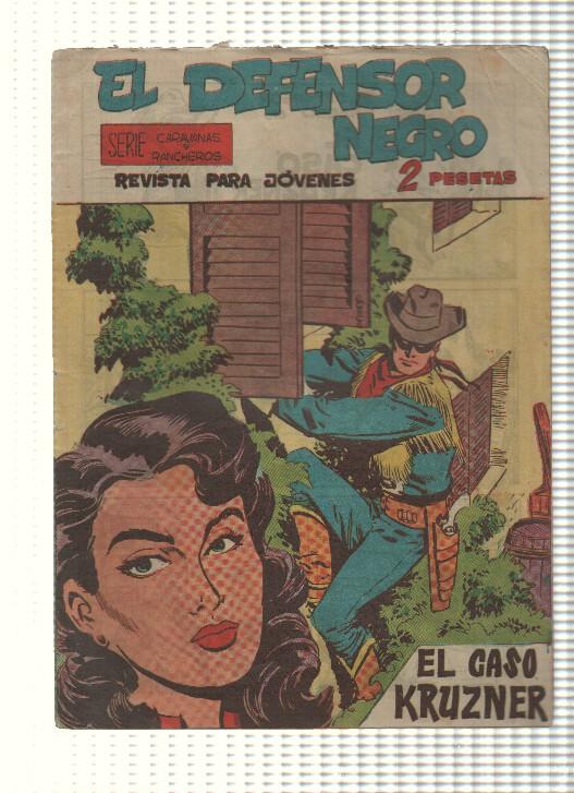 Comic: El Defensor Negro num 33 - El caso Kruzner. Serie Caravanas y Rancheros