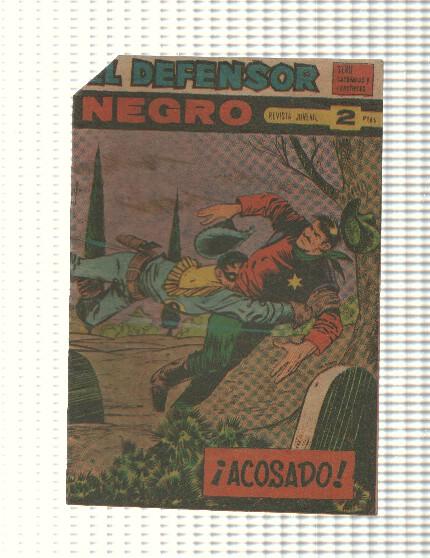 Comic: El Defensor Negro num 60 - Acosado. Serie Caravanas y Rancheros