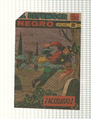 Comic: El Defensor Negro num 60 - Acosado. Serie Caravanas y Rancheros