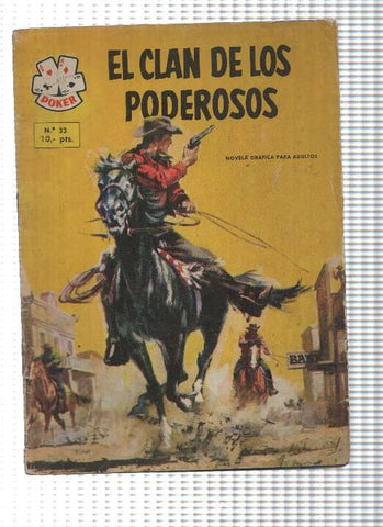 Comic coleccion Poker num 033: El clan de los poderosos. Novela Grafica