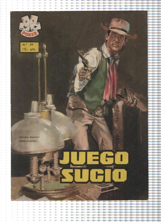 Comic coleccion Poker 039: Juego Sucio. Novela Grafica