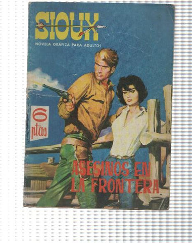 Comic: Sioux num 002 - Asesinos en la frontera. Foto contracubierta: Elke Sommer