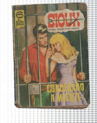 Comic: Sioux num 001 - Condenado a  muerte. Foto contracubierta: Valeria Fabrizi